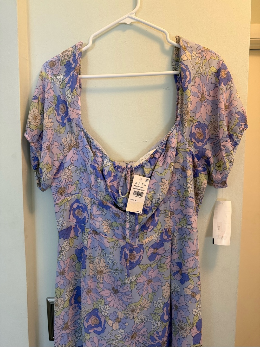 ASTR Floral Midi Dress - XL